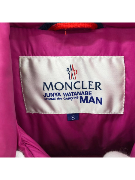 JUNYA WATANABE COMME des GARCONS×MONCLER ストライプダウンジャケット