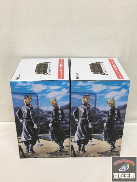 タイトーくじ 東京リベンジャーズ 関東事変　ラストハッピー賞 灰谷兄弟フィギュアセット 2度貼り
