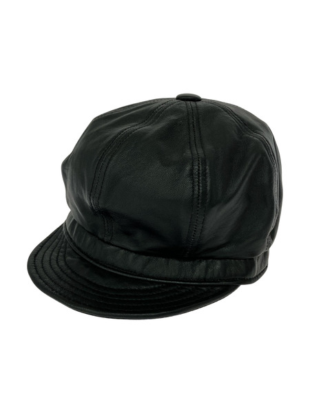NEW YORK HAT ラムレザーキャスケット M