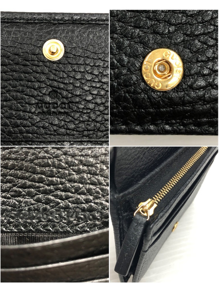 GUCCI ダブルG カードケースウォレット 黒[値下]