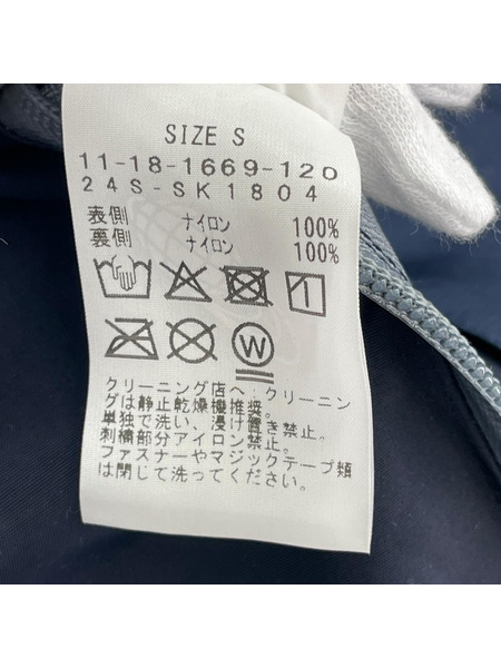 SSZ 24SS EV TECH JACKET パネル切替マウンテンパーカー S 紺