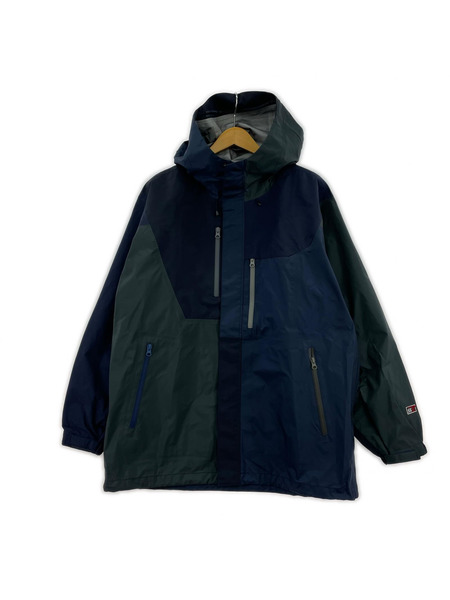 SSZ 24SS EV TECH JACKET パネル切替マウンテンパーカー S 紺