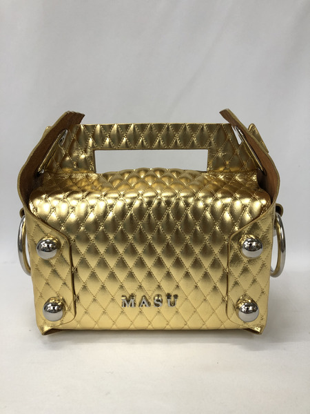 MASU LEATHER CAKE BAG M25F9OJ008 ゴールド ケーキバッグ