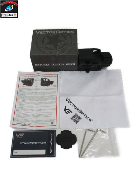 ガンＡＣＣ VECTOR OPTICS RATCHET 1X23X34 GENII ※電池蓋欠品