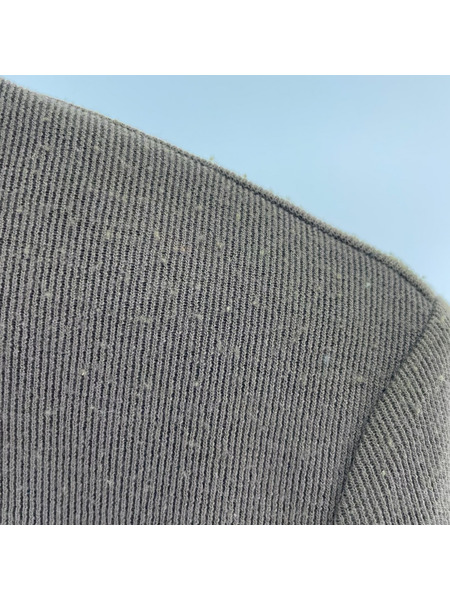 CLANE ニット・セーター POWER SHOULDER POLO TOPS 茶