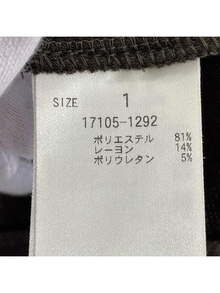 CLANE ニット・セーター POWER SHOULDER POLO TOPS 茶