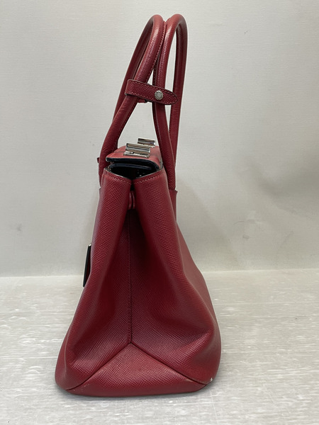 PRADA サフィアーノ キュイールカーフレザー トートバッグ レッド BN2823