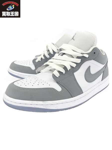 NIKE WMNS AIR JORDAN 1 LOW WHITE WOLF GREY 27.5cm[値下]｜商品番号 