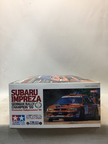 タミヤ 電動RC 1/10 スバル インプレッサ