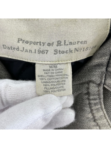 DENIM & SUPPLY デニムPコート US.NAVYtype グレー (M)