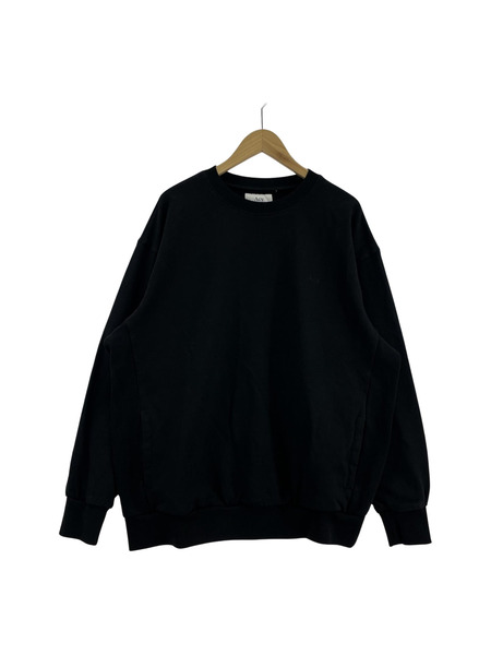 スウェット・トレーナー Acy GARMENT DYE CREW NECK SWEAT 黒 3