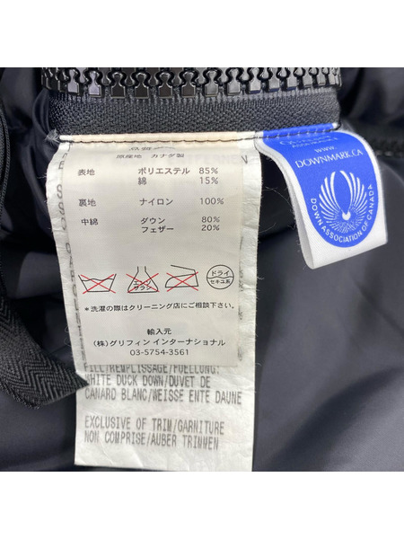 CANADA GOOSE ダウンジャケット 4078JM KAMLOOPS 黒 M