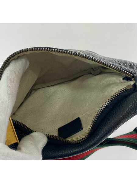 ボディバッグ GUCCI ウエストポーチ ウエストバッグ 527792 シェリー レザー
