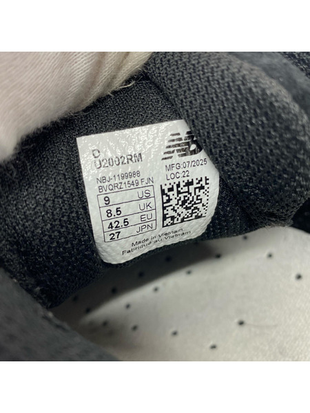 NEW BALANCE スニーカー U2002RM GRAY BLACK
