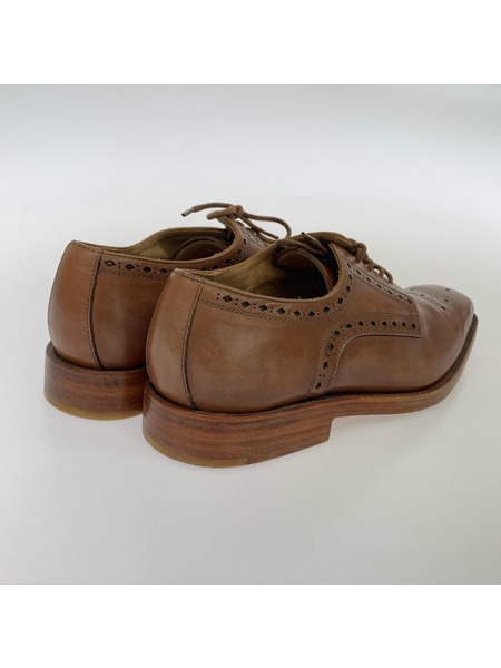 シューズ HENRY KAYES 外羽 デザインチップ ウッドソール 27cm BRW