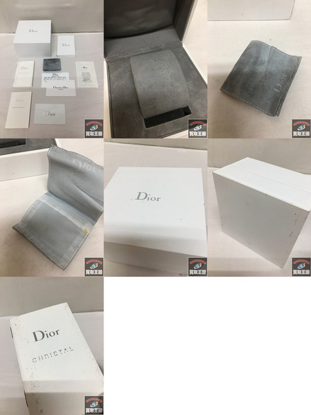 ディオール クリスタル・クロノグラフ CD114317 電池交換・仕上げ済 メンズQZ[値下]