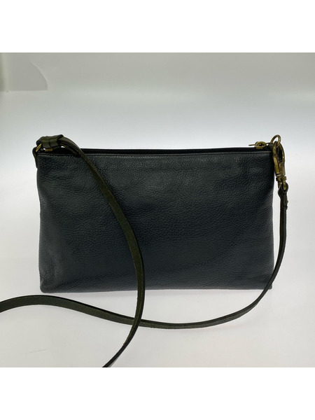 IL BISONTE ショルダーバッグ レザー グレー