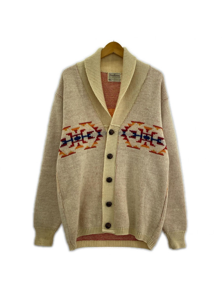 PENDLETON カーディガン 70S- クルミボタン 白タグ カーディガン (L)