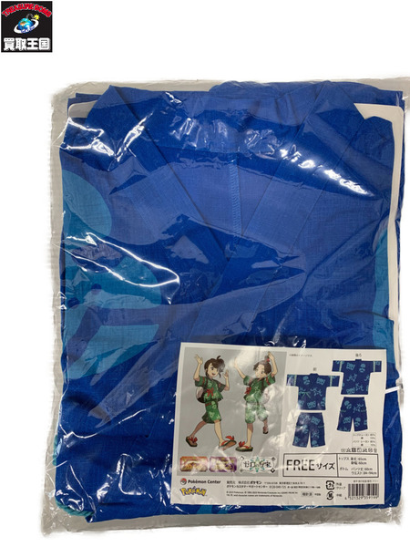 ポケモン ゼロの秘宝 キタカミ 甚平 ブルー