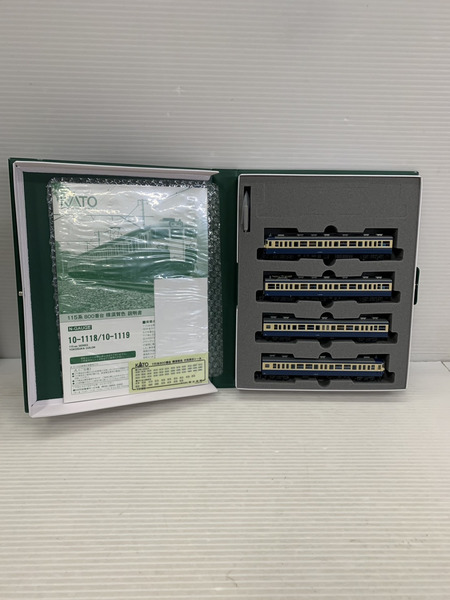 鉄道模型車両 KATO 115系800番台 横須賀色 4両基本セット