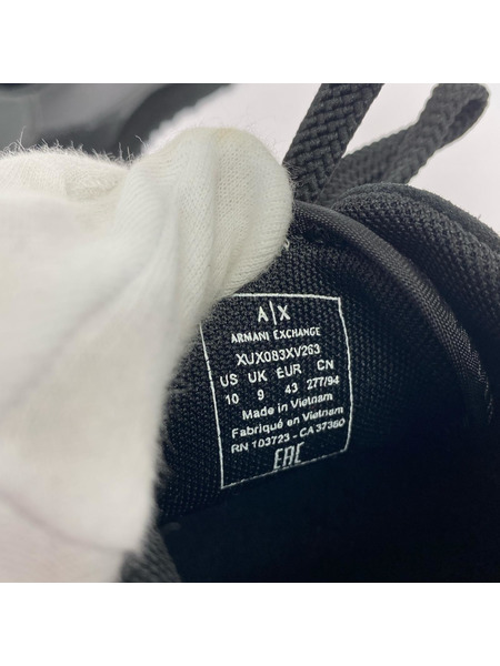 ARMANI EXCHANGE スニーカー 黒 27cm
