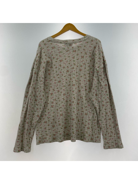 PHINGERIN 長袖Tシャツ・カットソー GRID L/S WAFFLE THERMAL (L)[値下]