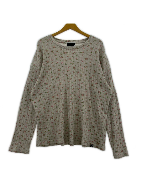 PHINGERIN 長袖Tシャツ・カットソー GRID L/S WAFFLE THERMAL (L)[値下]