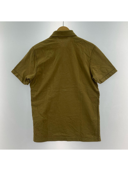 STONE ISLAND ポロシャツ 茶 Ｍ[値下]
