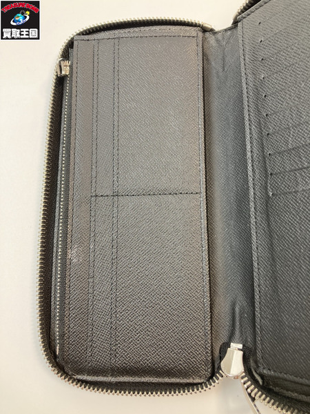 LOUIS VUITTON ルイヴィトン N62295 LV ダミエグラフィット ジッピーウォレット ヴェルティカル  イニシャル入り