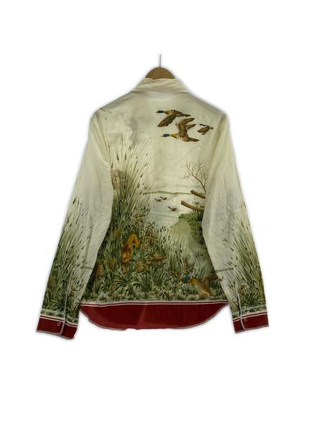 MAISON MARGIELA 17SS FOX PRINT SHIRT 38 アイボリー