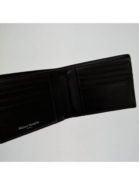 MAISON MARGIELA コンパクトウォレット S35UI0436　二ツ折リ　ブラウン