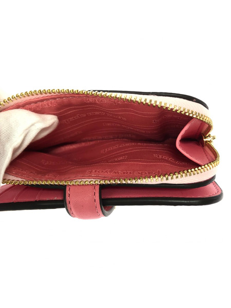 kate spade new york  デコ カラーブロック スモールコンパクトウォレット ピンク
