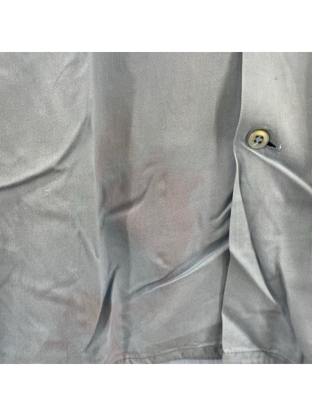 OLD・VINTAGE 長袖シャツ 50s DAILY DOUBLE rayon gabardine L/S