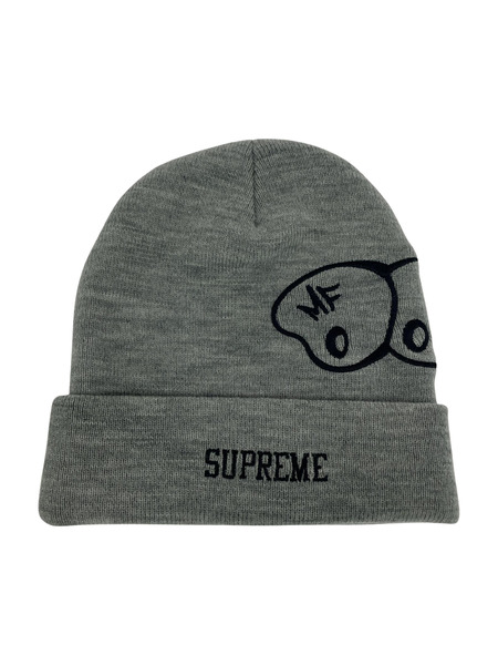 Supreme ニットキャップ Mf Doom ビーニー グレー