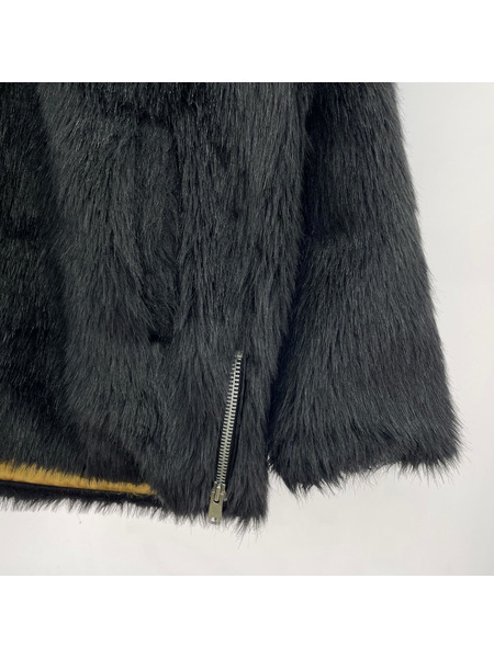 CYbER dYNE ファーブルゾン FREE ブラック