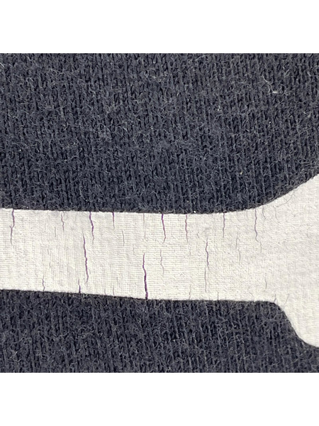 STUSSY 半袖Tシャツ・カットソー ロゴプリント 黒 (S)