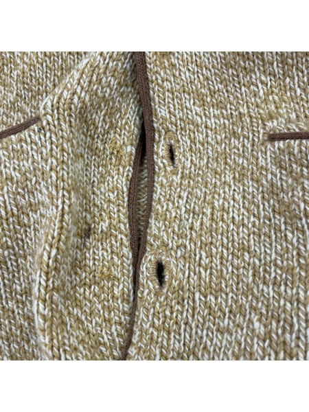 OLD・VINTAGE カーディガン SEARS 60s カーディガン(S)黄