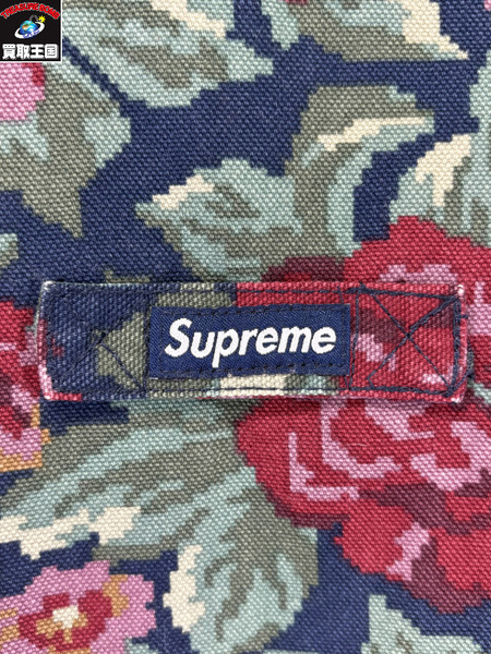 Supreme 20AW Digi Floral Leather Collar Work Jacket S