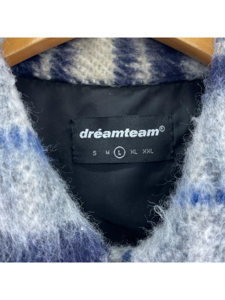 dreamteam ジャケット ブルー(L) モヘア