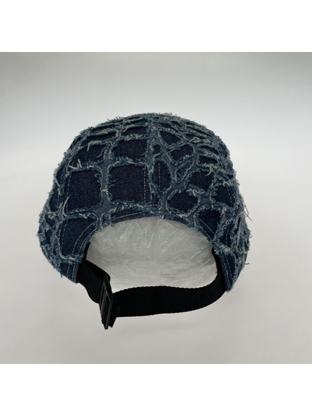 Supreme 25SS Frayed Croc Denim Camp Cap デニムキャップ