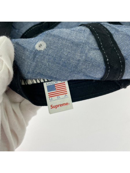 Supreme 25SS Frayed Croc Denim Camp Cap デニムキャップ