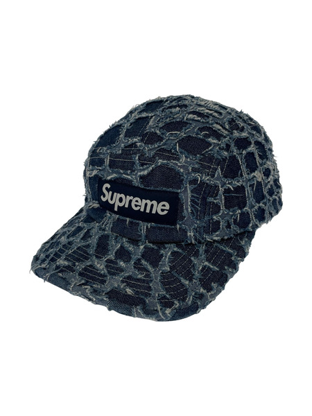 Supreme 25SS Frayed Croc Denim Camp Cap デニムキャップ