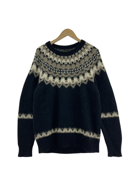 BATONER ノルディック クルーネックニット セーター