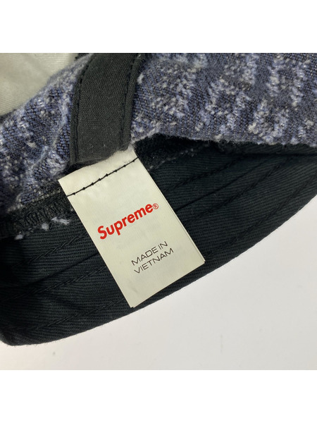 Supreme キャップ 20ss jacquard logos denim 6-panel