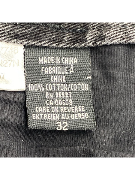MARITHE FRANCOIS GIRBAUD ショートパンツ デニムカーゴパンツ ブラック