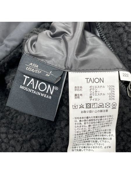 ダウンジャケット TAION-R102CMT/Ｌ/ＢＫ