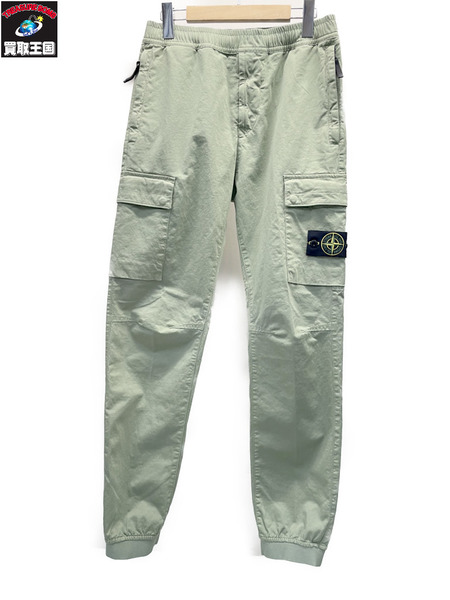 STONE ISLAND ガーメントダイテーパードカーゴパンツ 