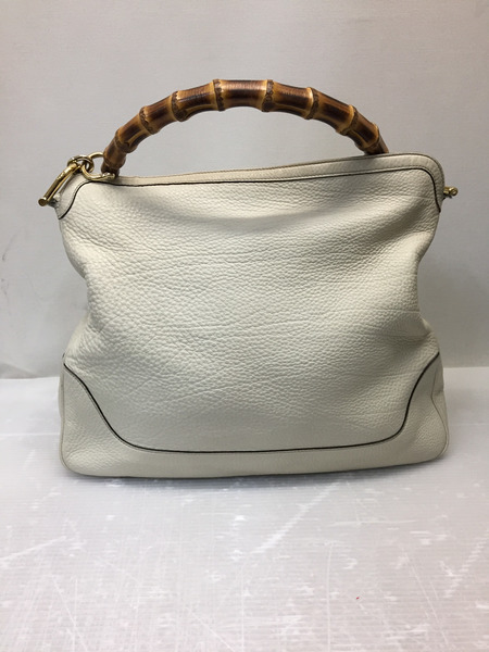 GUCCI ダイアナ 2WAYバッグ バンブーハンドル アイボリー[値下]