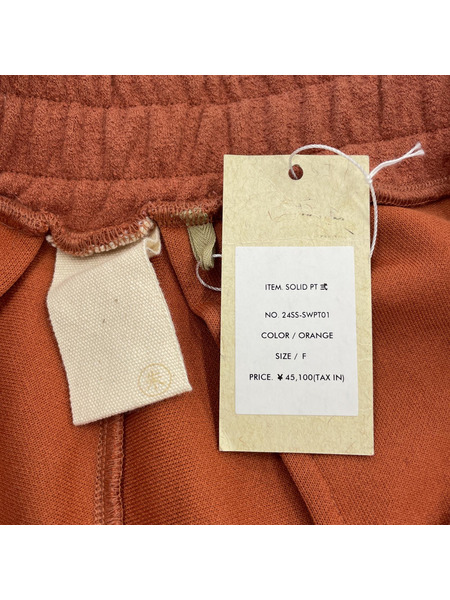 パンツ JIAN YE 24SS SOLID PT 弐 F オレンジ