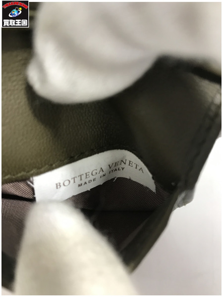 コンパクトウォレット BOTTEGA VENETA クロコダイル2つ折り財布/レザー